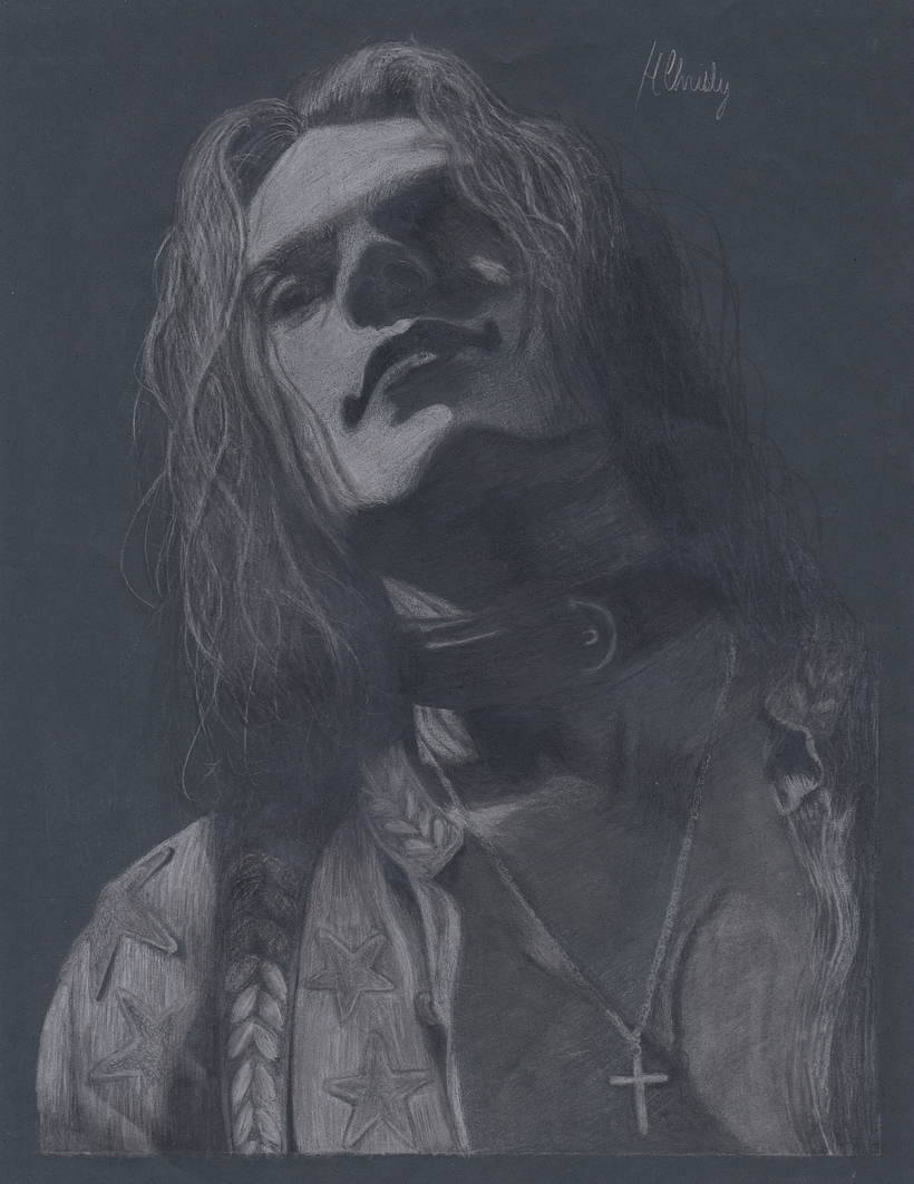 "Edward". Brasília, 2022. Desenho a lápis. 20,9 x 27,1 cm.