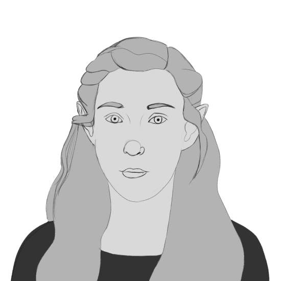El primer boceto que hice.