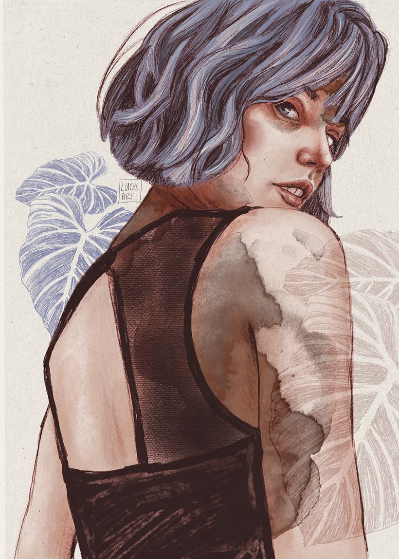 My project for course: Illustrated Portraits with Procreate 1