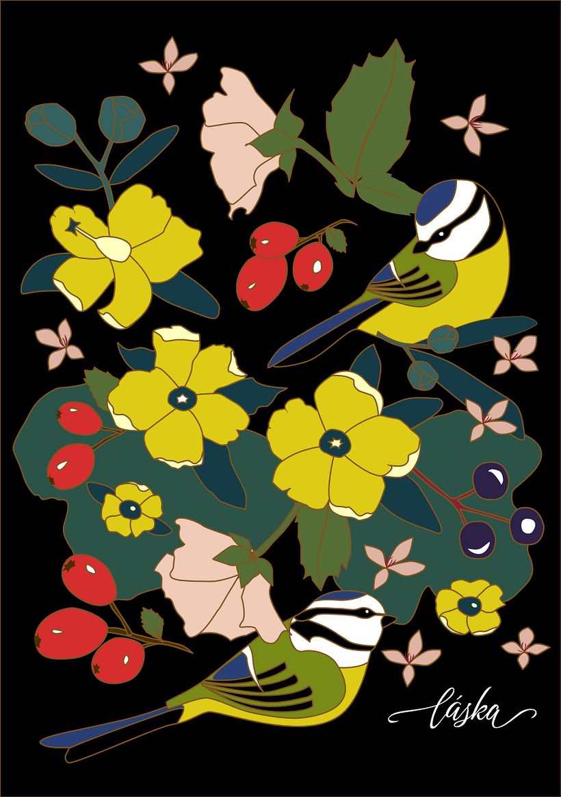 My project for course: Floral Illustration and Pattern Design 4