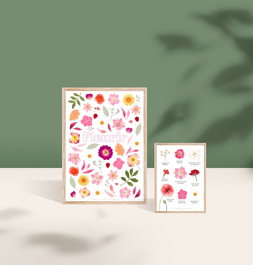 Duo d'herbiers "Fleurir"