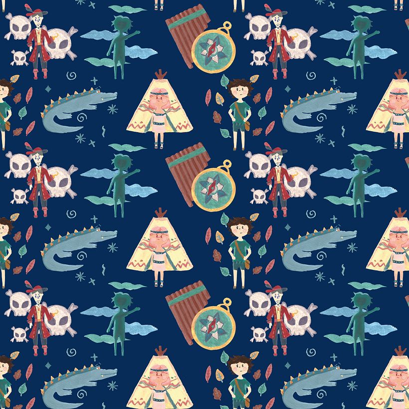 Meu projeto do curso: Design de padrões ilustrados 2
