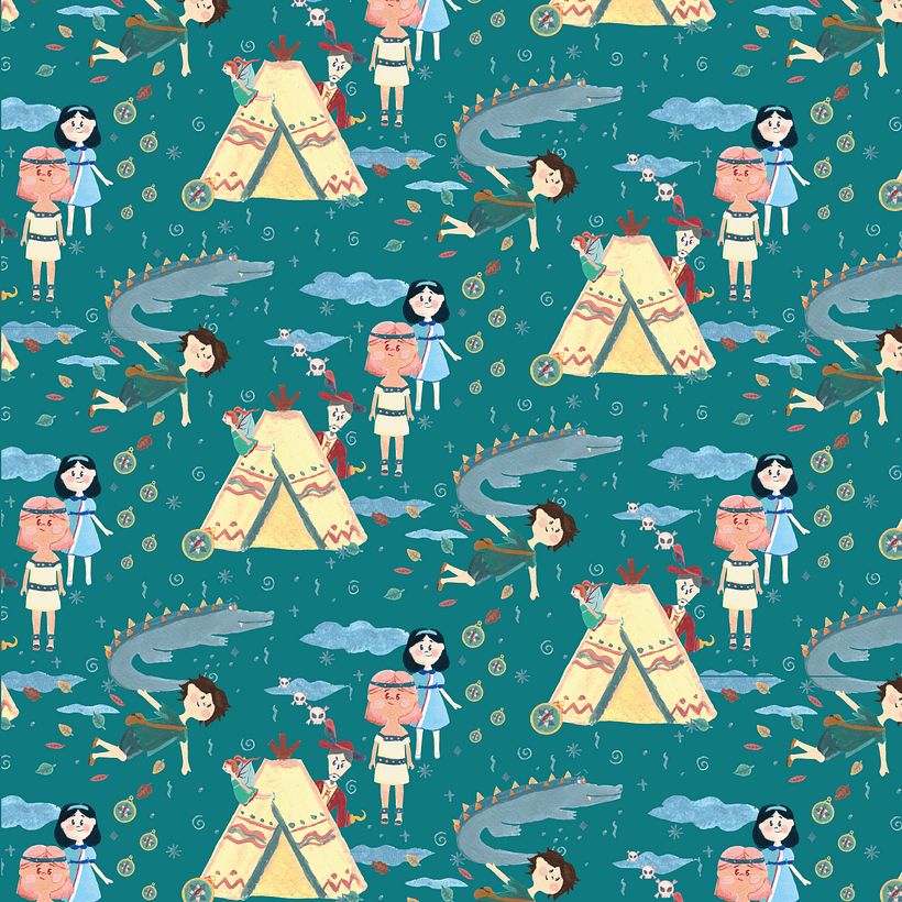 Meu projeto do curso: Design de padrões ilustrados 4
