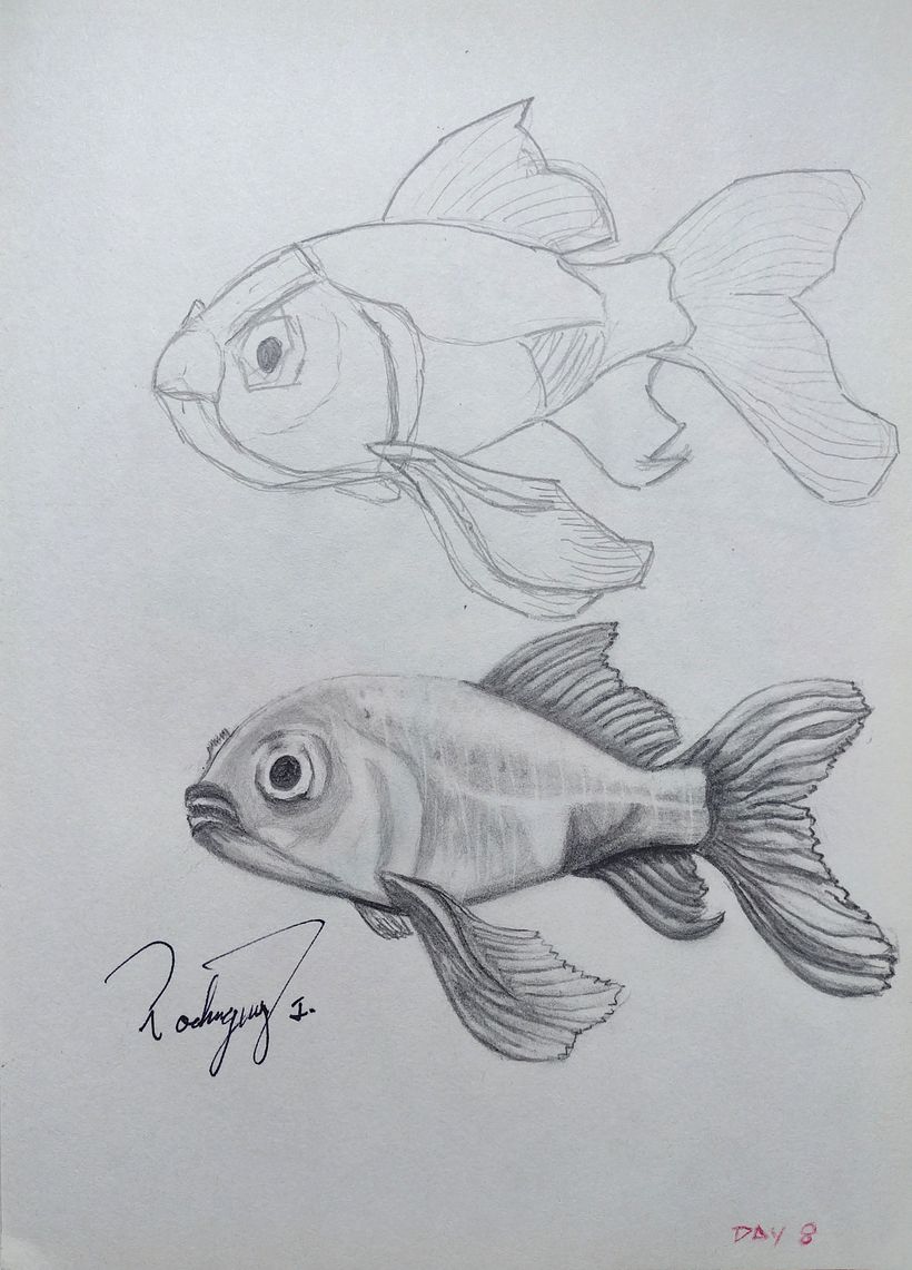 My project in Daily Sketching for Creative Inspiration course 9