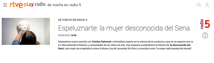 EspeluznARTE en Radio5 3