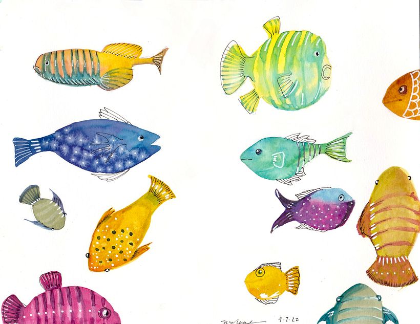My project for course: Creative Watercolor Sketching for Beginners 4