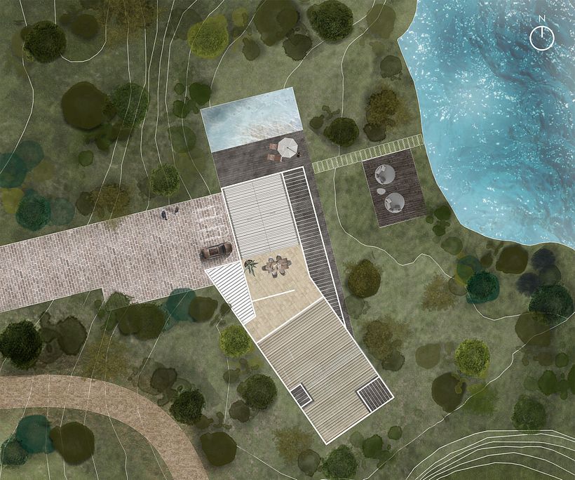 My project for course: Postproduction of Architectural Plans in Photoshop 3