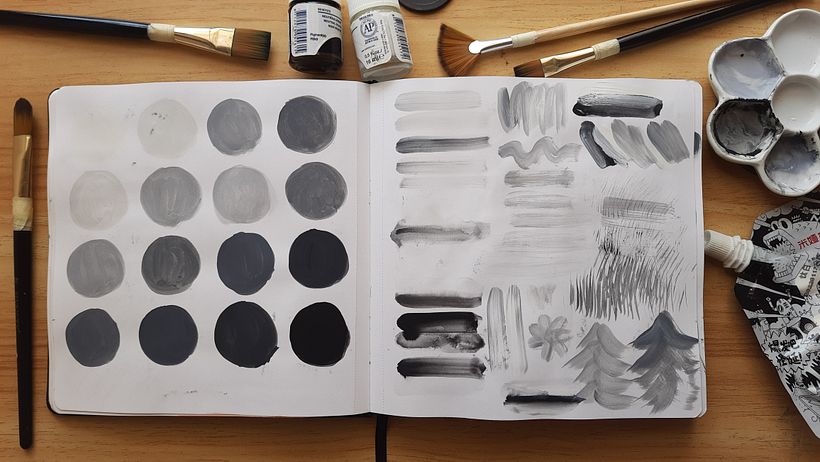 Mi proyecto del curso: Sketchbook pictórico en gouache 4