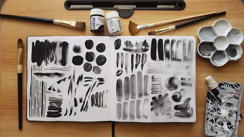 Mi proyecto del curso: Sketchbook pictórico en gouache 5
