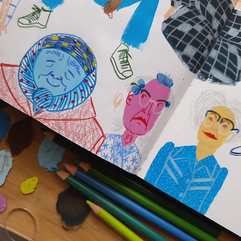 Mi proyecto del curso: Sketchbook pictórico en gouache 8