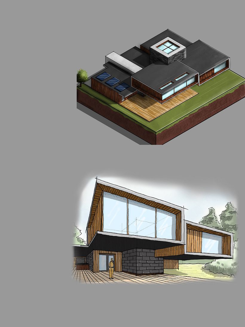 Mój projekt z kursu: Sketching architektoniczny i artystyczny z Proceate 3