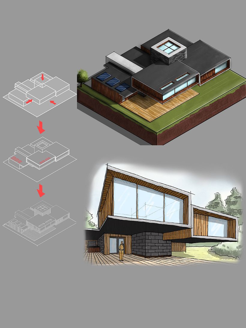 Mój projekt z kursu: Sketching architektoniczny i artystyczny z Proceate 3