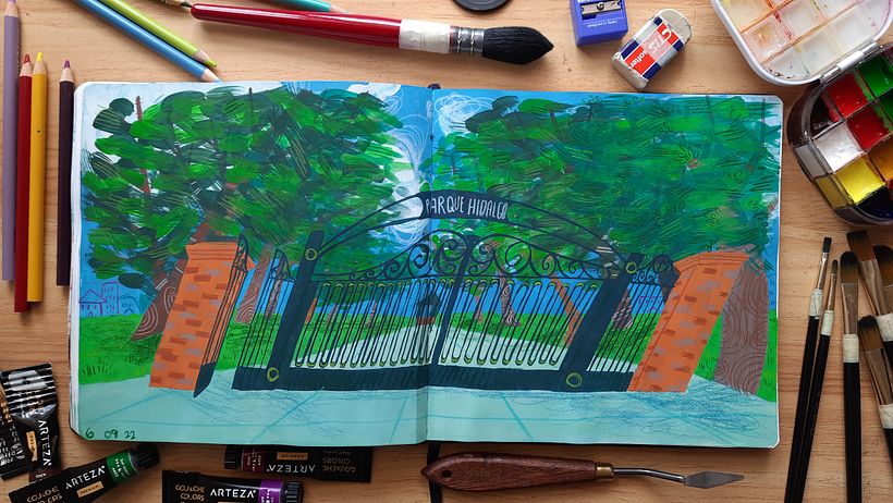 Parque Hidalgo.