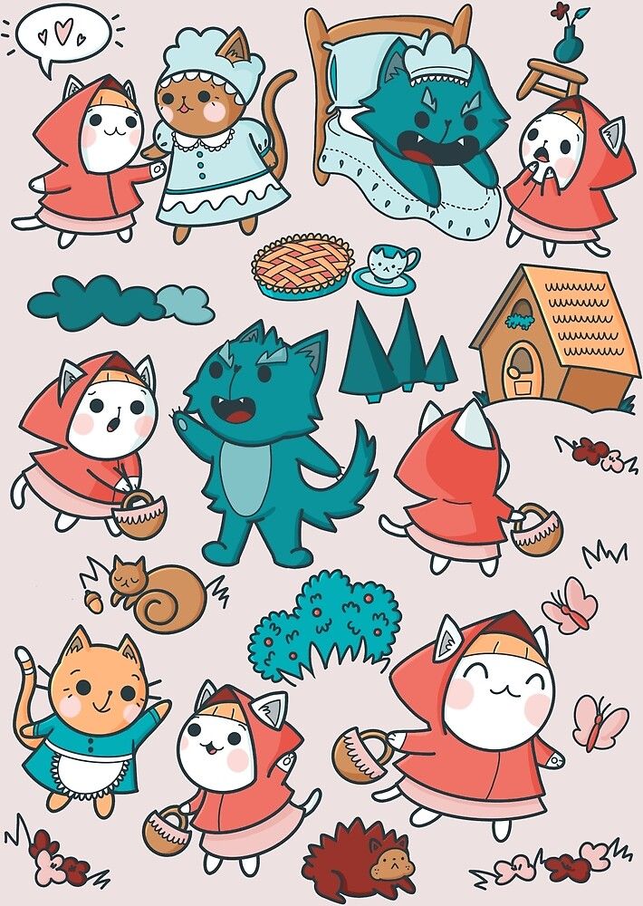 Il mio progetto del corso: Illustrazione di una storia in stile kawaii 1