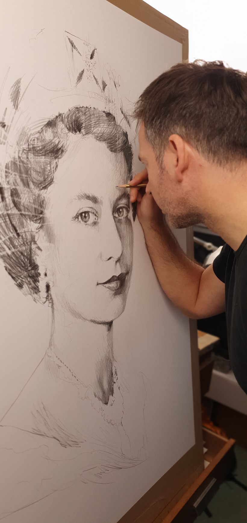 Pencil sketch - Blackwing graphite on stretched bockingford paper