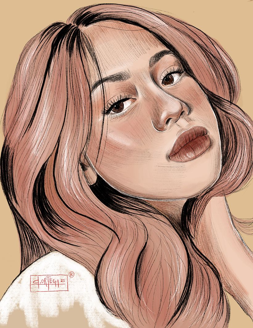 My project for course: Illustrated Portraits with Procreate 2