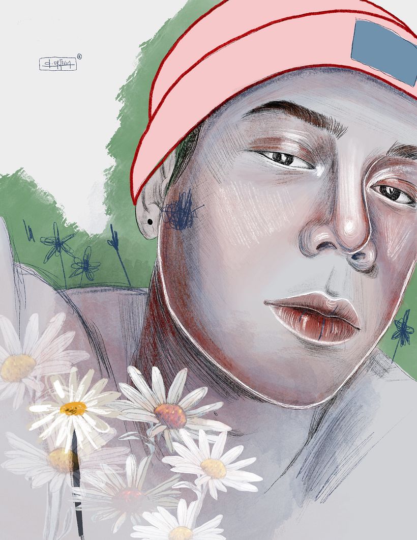 My project for course: Illustrated Portraits with Procreate 4
