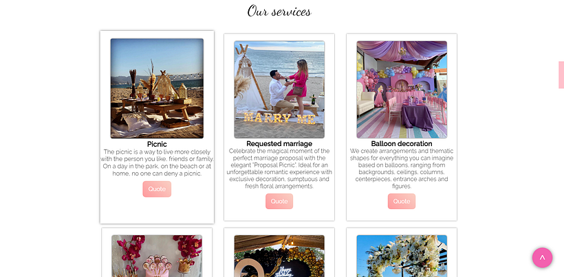 Landing Page "Dulce mia p.v" 6