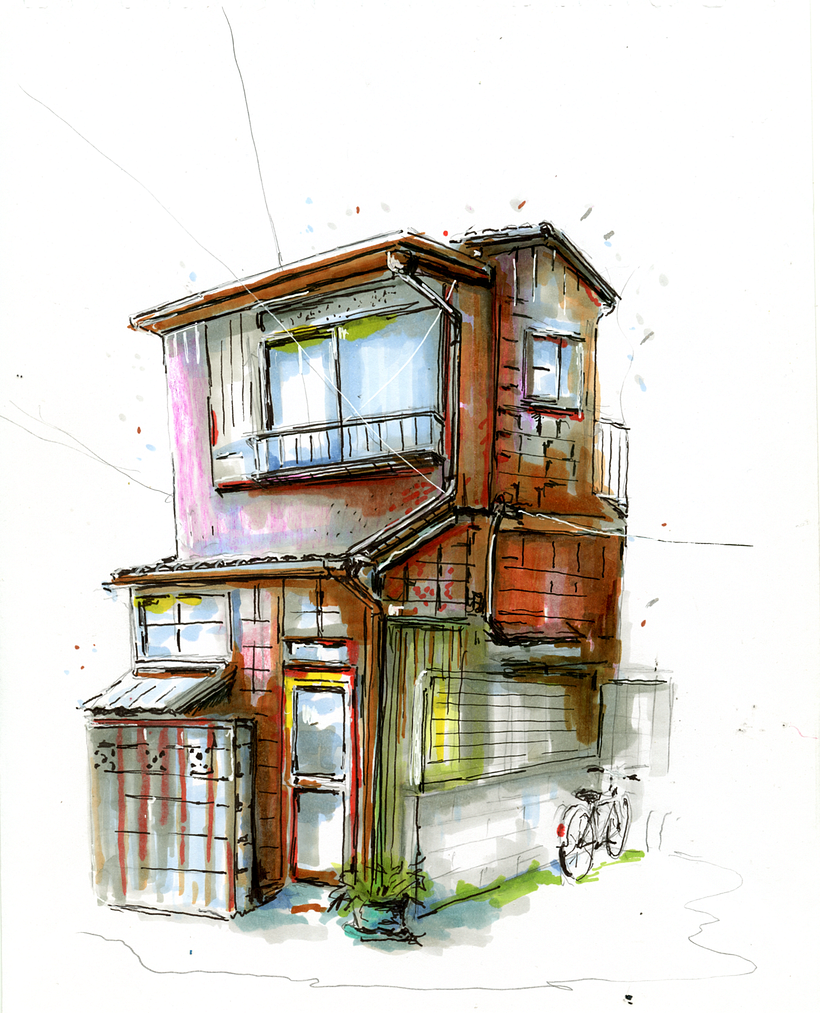 My project for course: Expressive Architectural Sketching with Colored Markers 1
