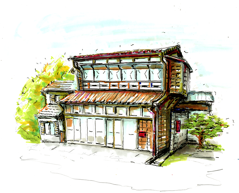 My project for course: Expressive Architectural Sketching with Colored Markers 2