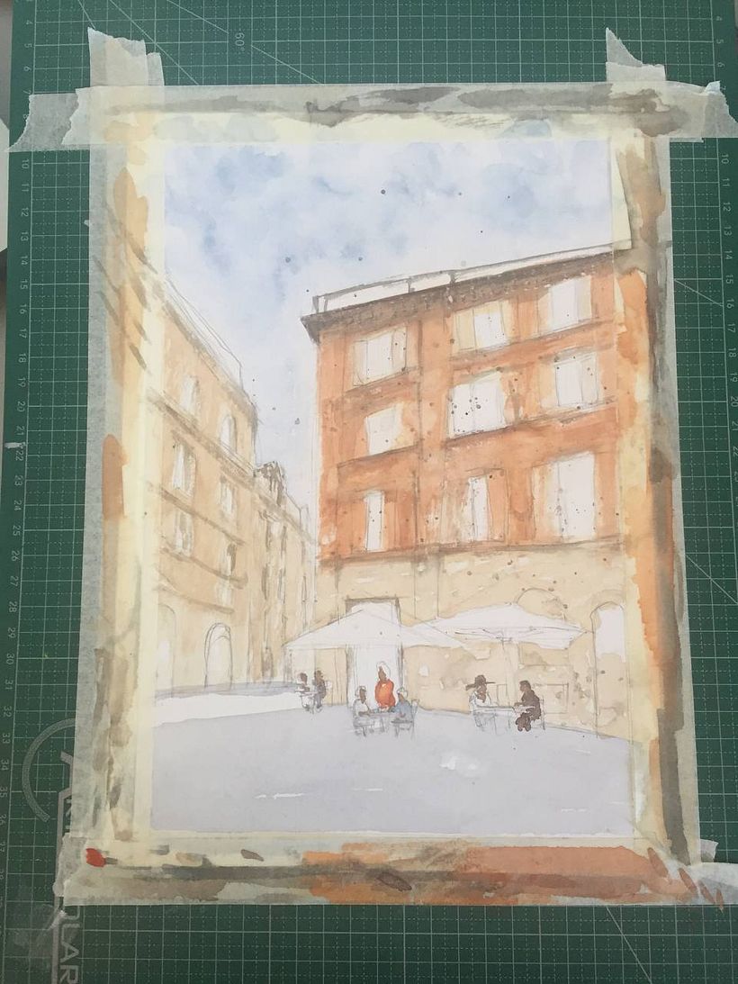 My project for course: Modern Techniques for Watercolor Cityscapes 2