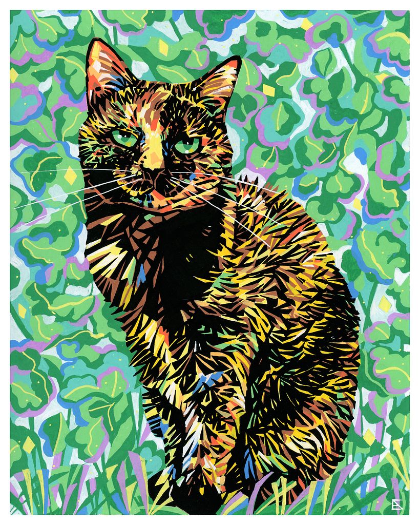 Comisiones de retratos con marcadores Posca 2
