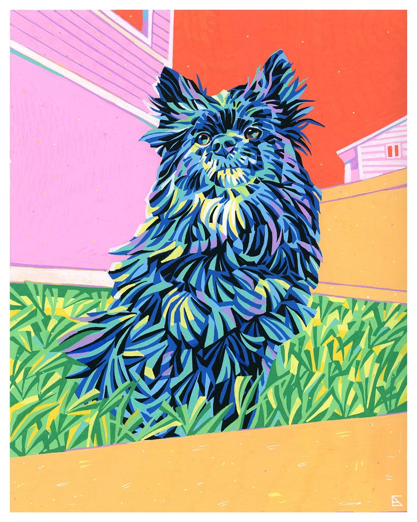 Comisiones de retratos con marcadores Posca 4