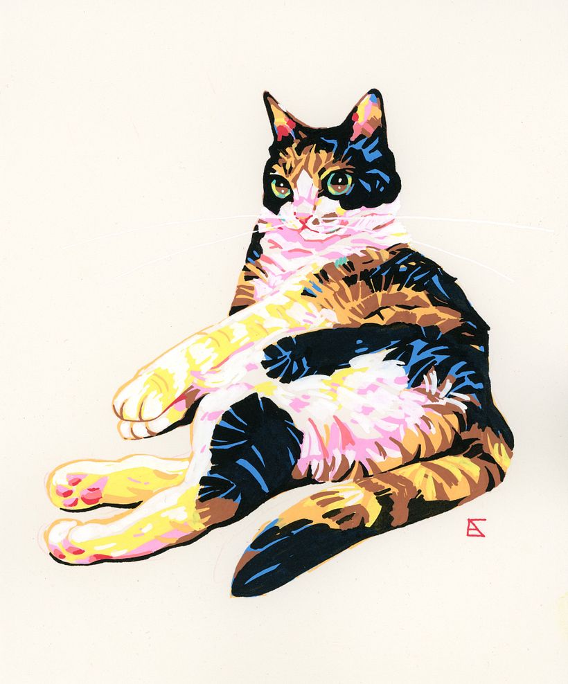 Comisiones de retratos con marcadores Posca 1