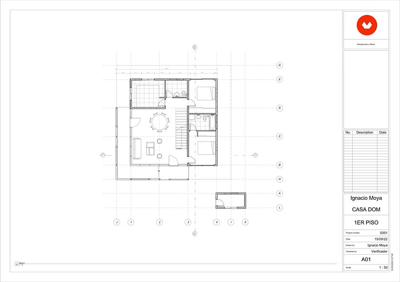 Proyecto/Diseño y modelado arquitectónico 3D con Revit 1
