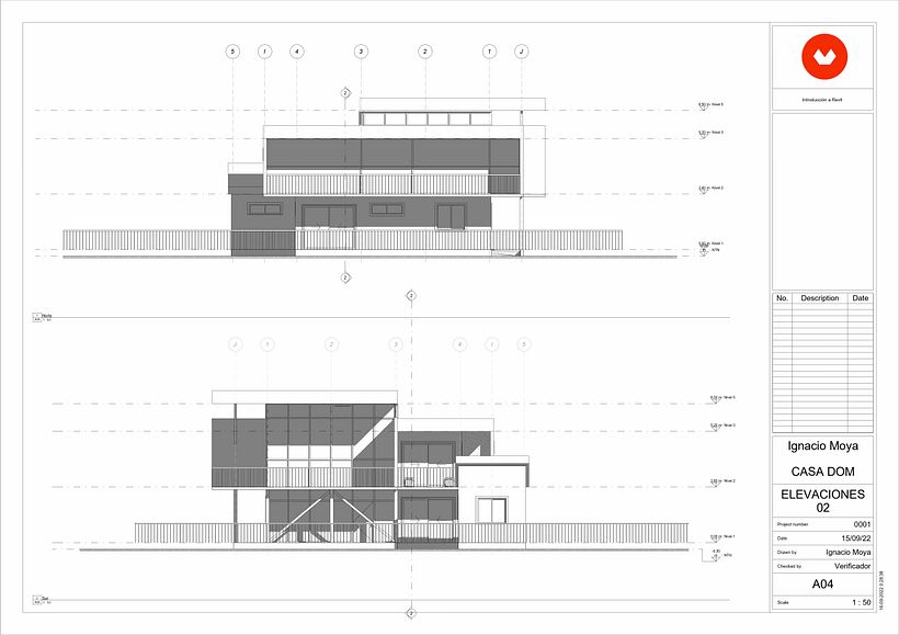 Proyecto/Diseño y modelado arquitectónico 3D con Revit 4