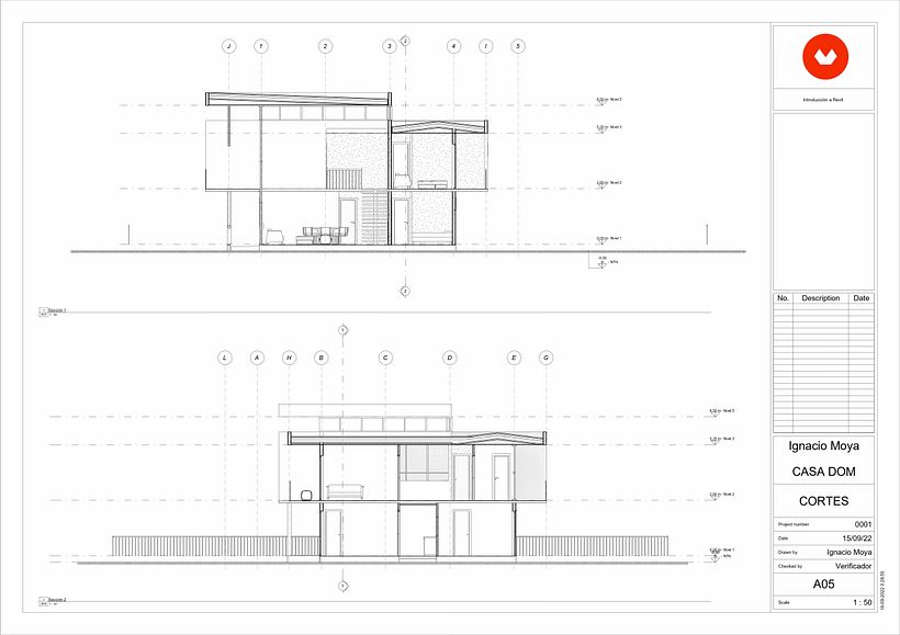 Proyecto/Diseño y modelado arquitectónico 3D con Revit 5