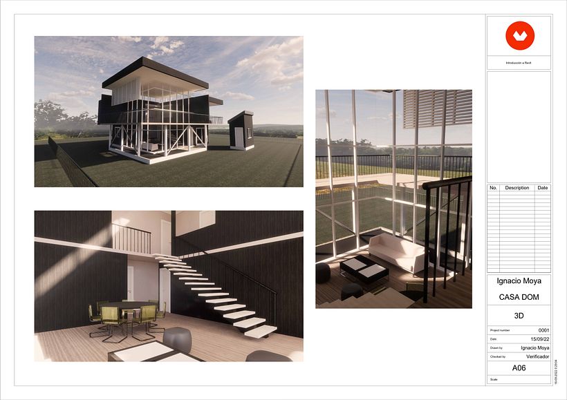 Proyecto/Diseño y modelado arquitectónico 3D con Revit 6
