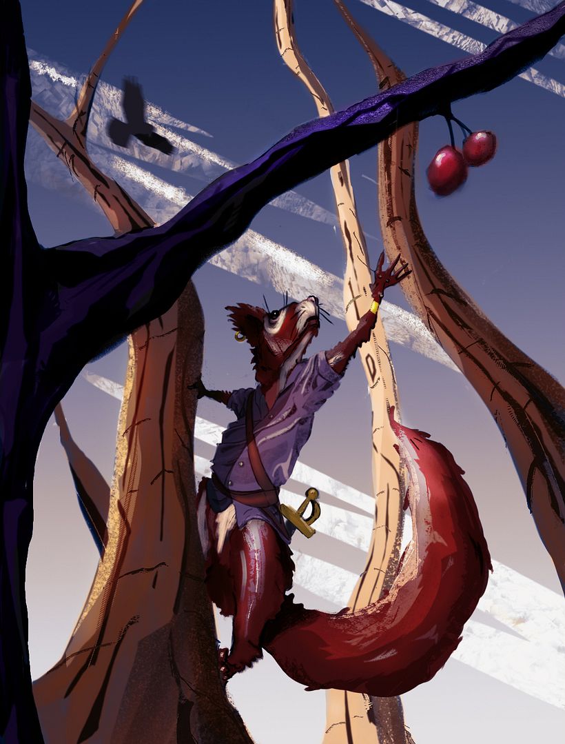 Graphic Action Squirrel!