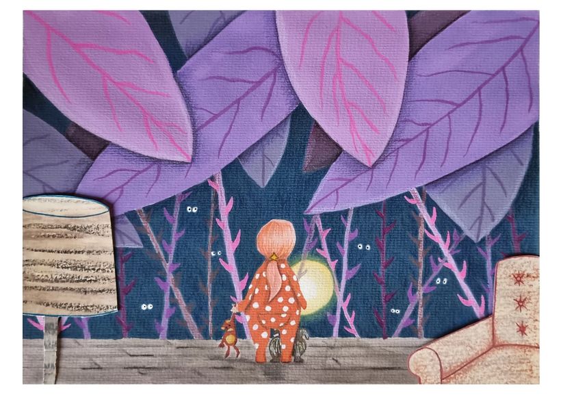 Mi proyecto del curso: Ilustración narrativa infantil con técnicas mixtas 4