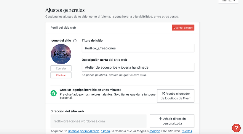 Mi proyecto del curso: Creación de una web profesional con WordPress 1