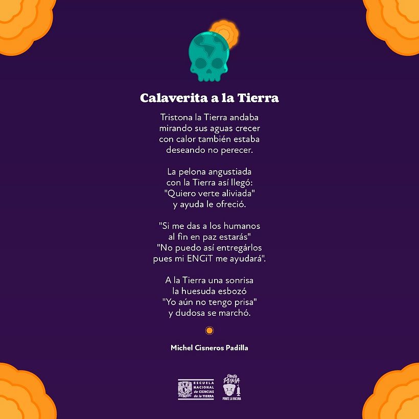 "Calaverita a la Tierra", de Michel Cisneros.