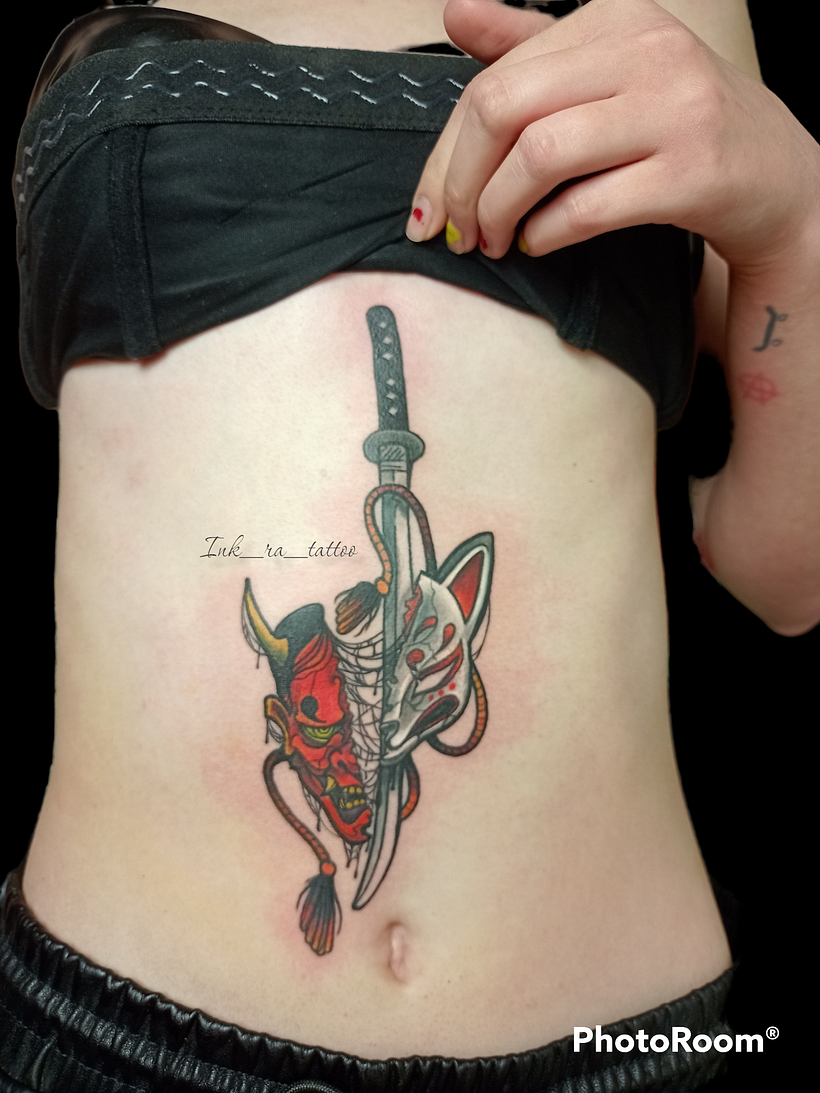 My project for course: Artistic Tattoos in Full Color | Domestika, image size:820x1093