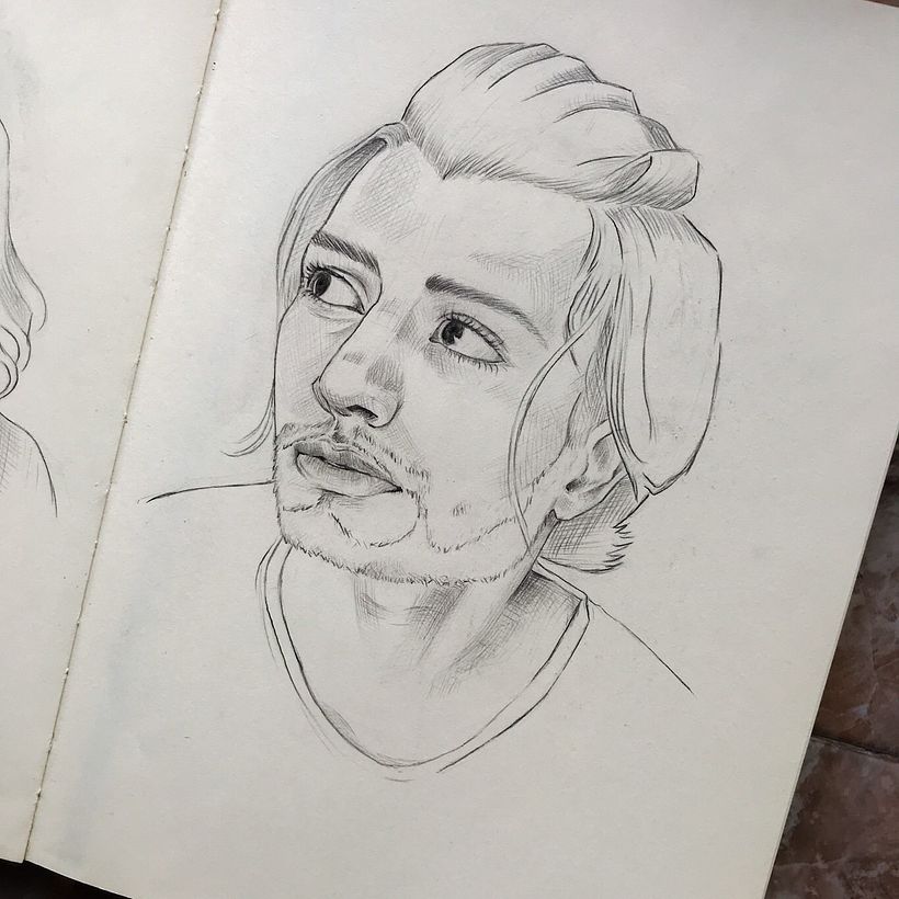 Mi proyecto del curso: Sketchbook de retrato: explora el rostro humano 2