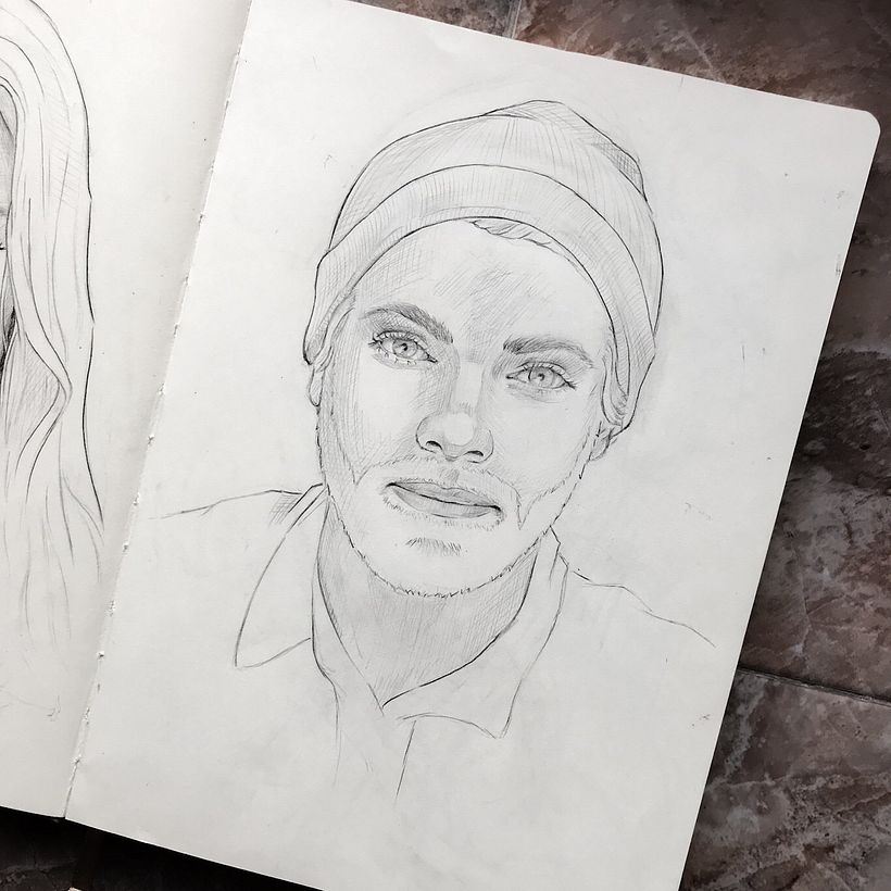 Mi proyecto del curso: Sketchbook de retrato: explora el rostro humano 5