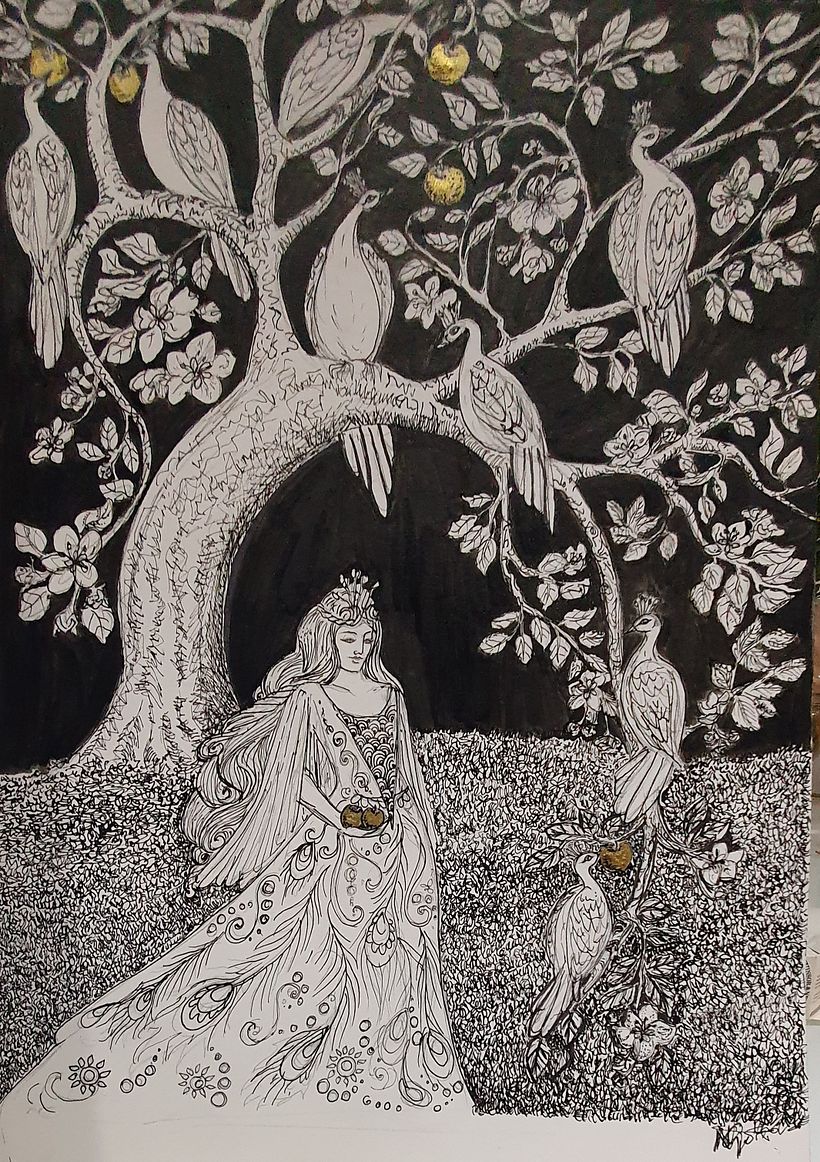 The Golden Apple and the Nine Peahens 1