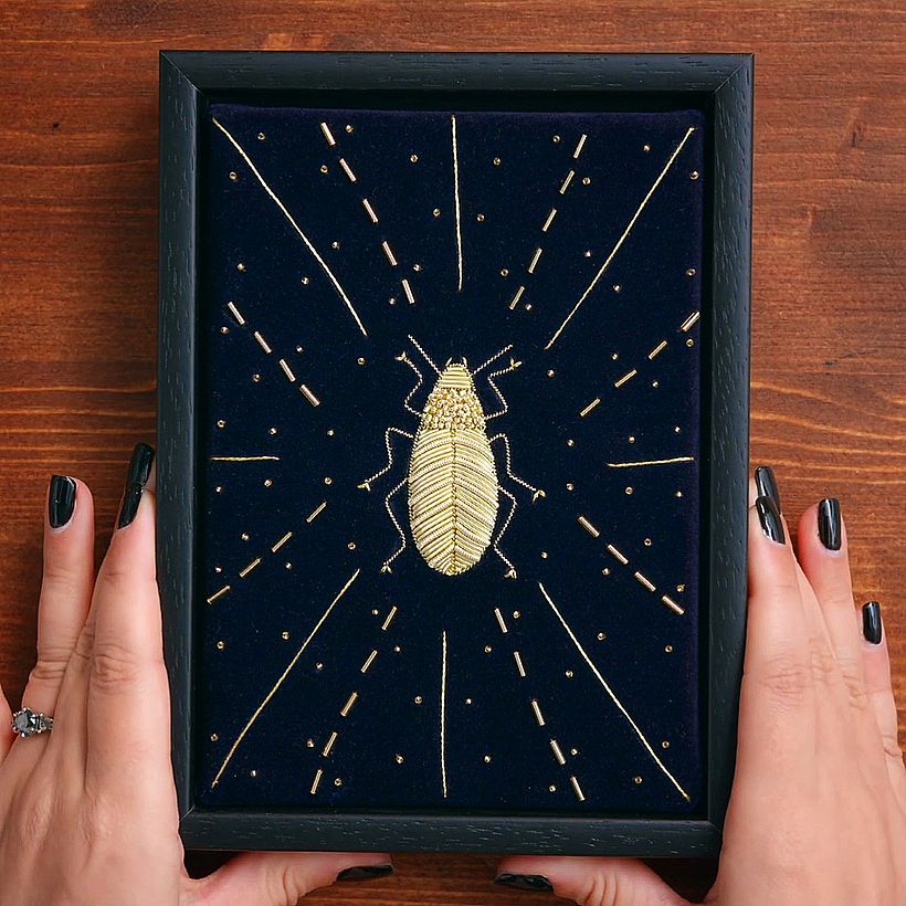 My project for course: Goldwork Embroidery for Beginners: Capture the Natural World 3