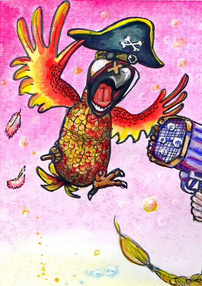 My project for course: Expressive Character Design with Watercolor & Dip Pen 1