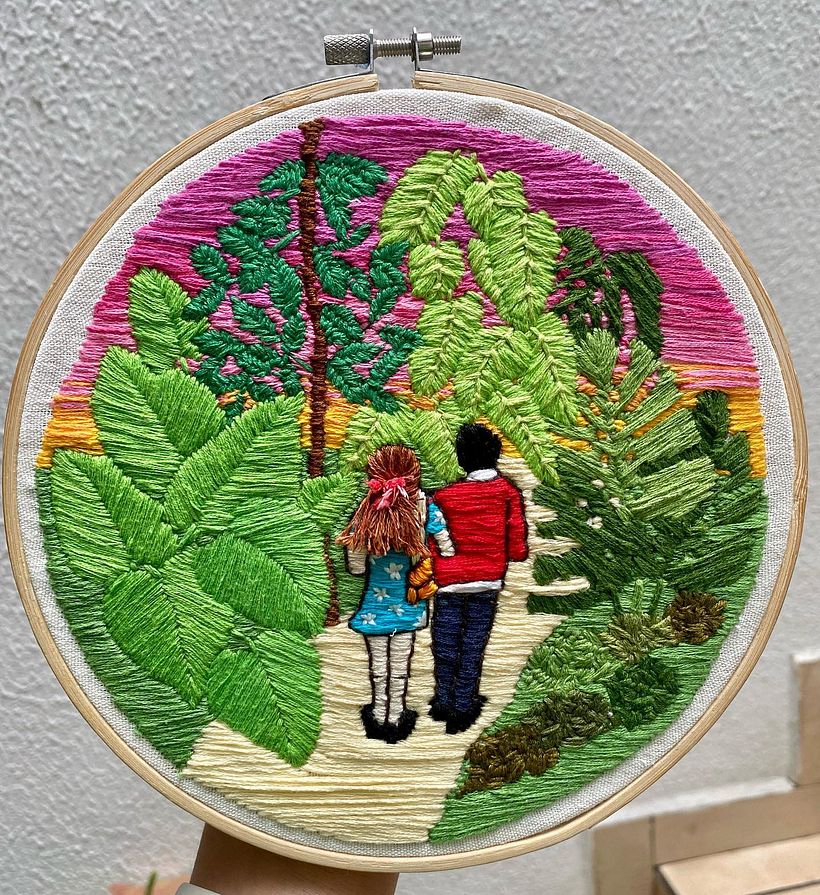 Mi proyecto del curso: Introducción al bordado botánico - Broderie