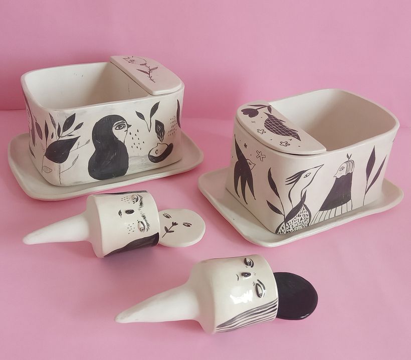 Mein Kursprojekt: Keramik: Design und Herstellung von selbstbewässernden Stücken 7