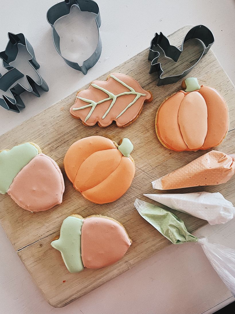 Biscotti decorati a tema autunnale - Design