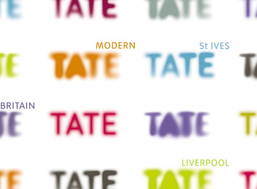The Tate design Marina worked on during her time as creative director at Wolff Olins.