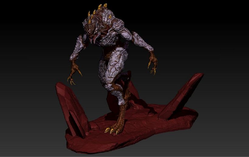 Textured Z-Brush Render