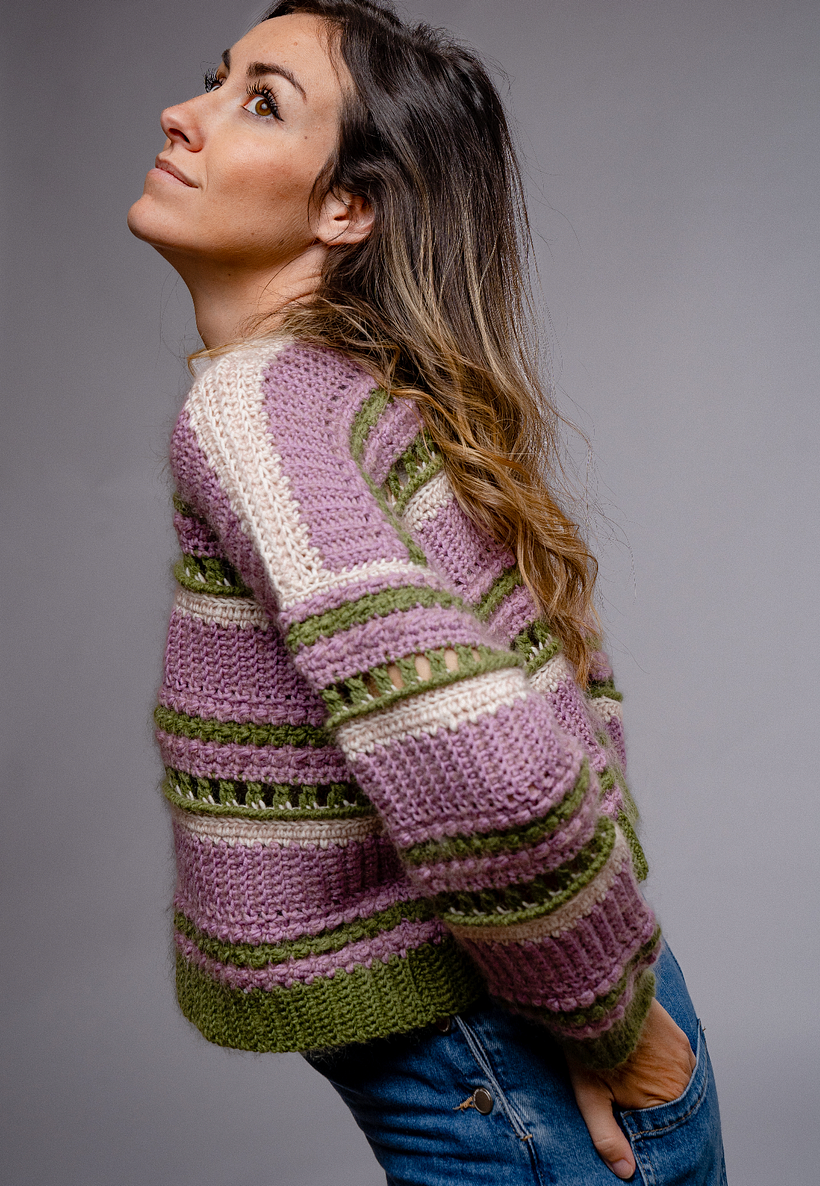 Mi proyecto del curso: Prendas a crochet llenas de color y textura 4
