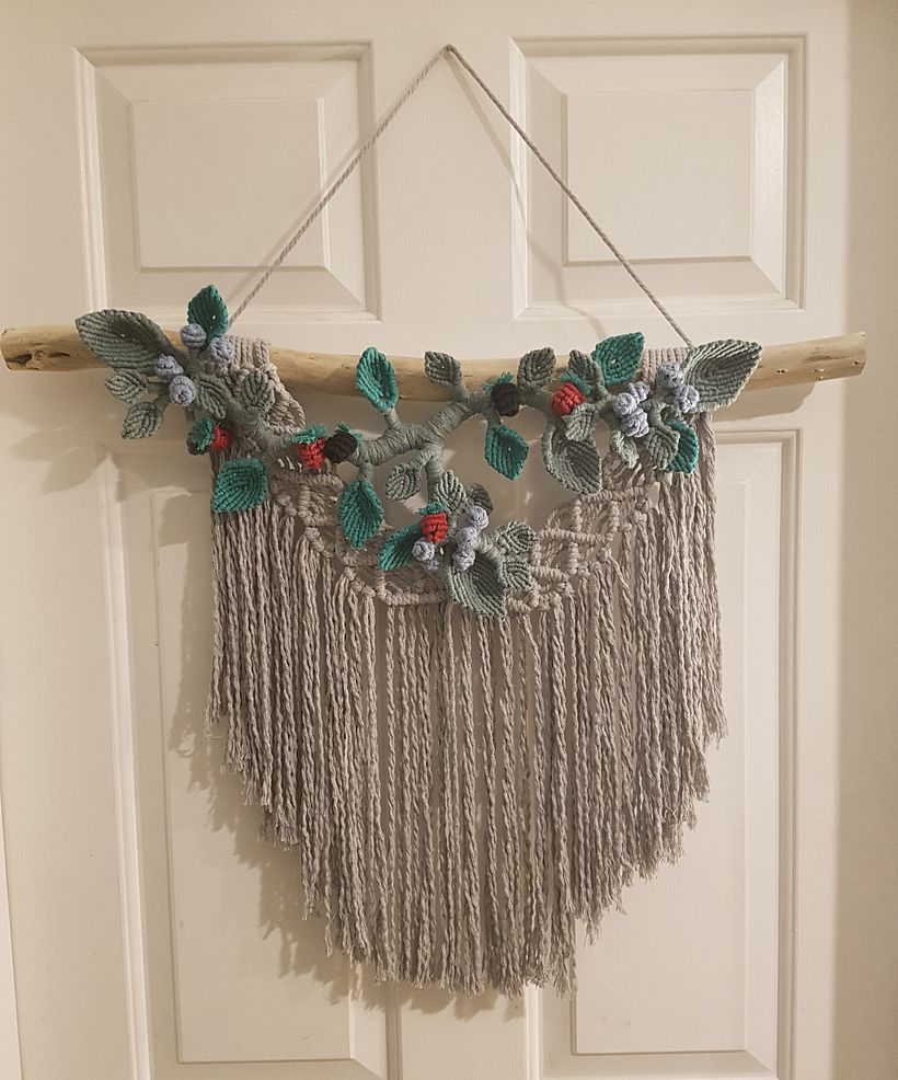 My project for course: 3D Macramé for Botanical Wall Hanging 1