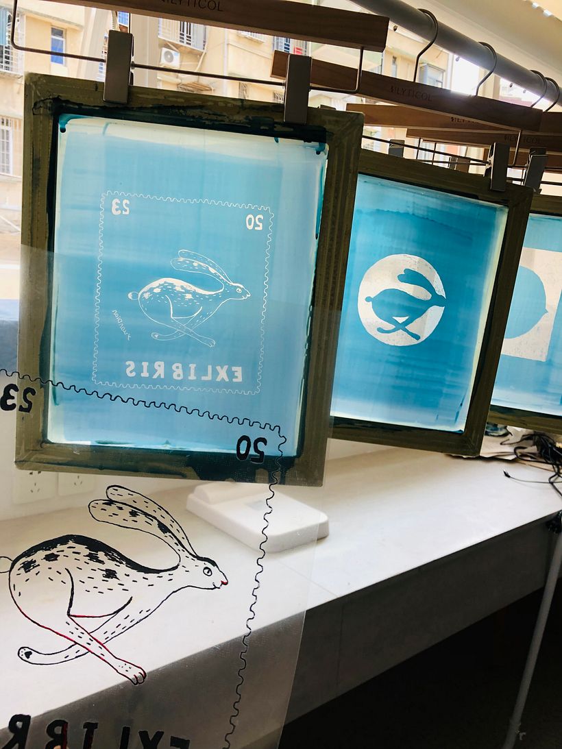 My project for course: Introduction to Screen Printing for Illustration 1